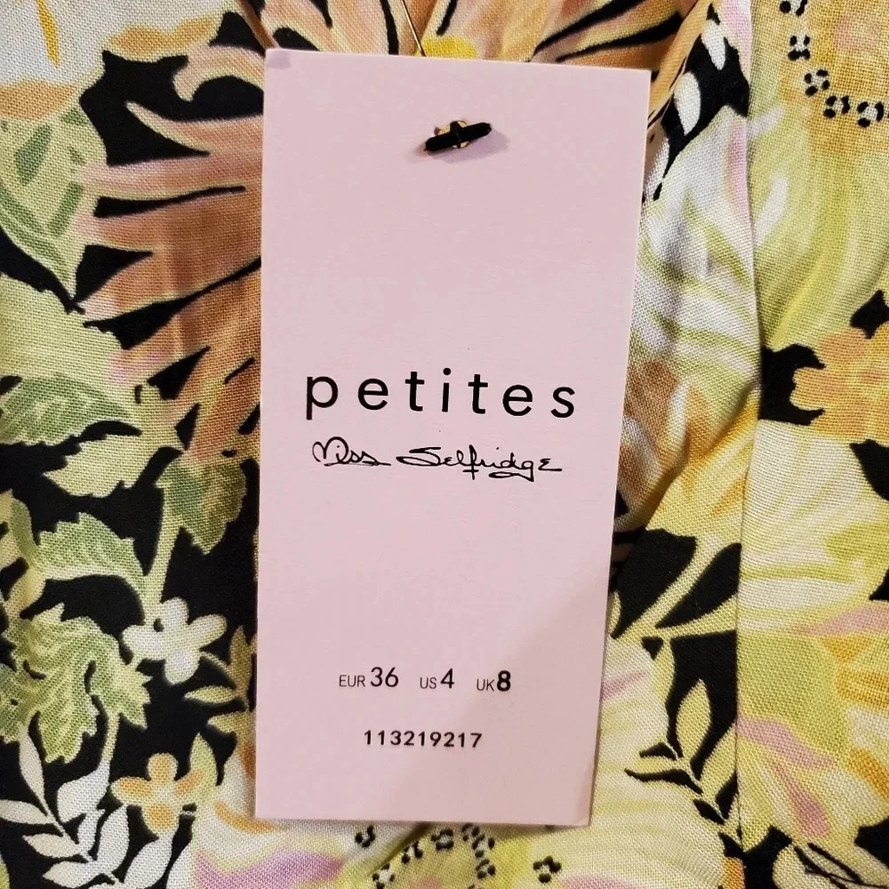MISS SELFRIDGE | Romper in Tropical Floral sz 4P NWT - Picture 9 of 16